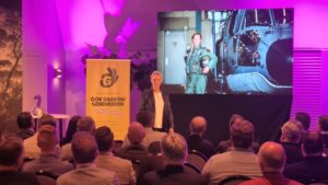 LED scherm bij een professionele presentatie